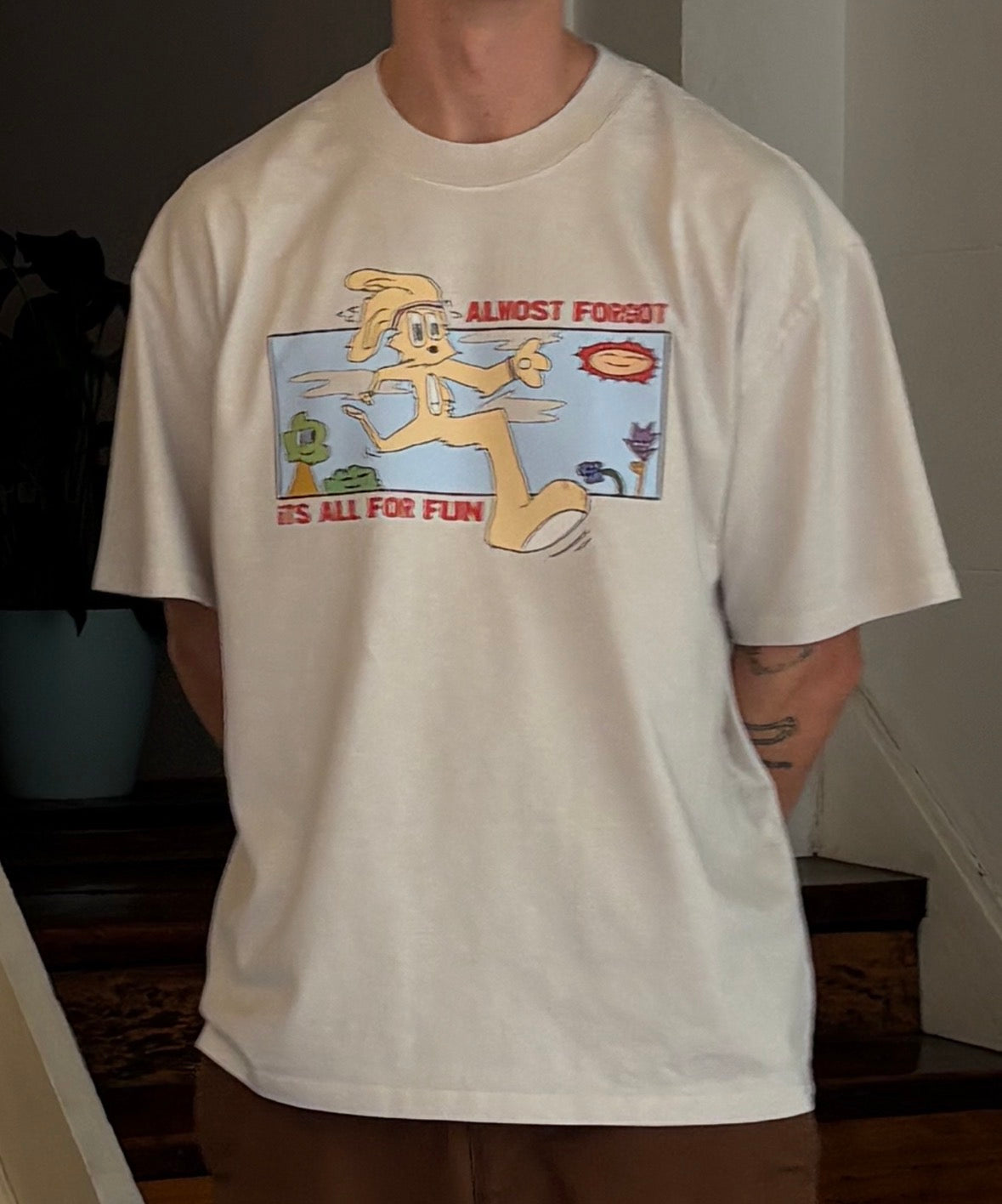 MENS “I almost forgot, it’s all for fun” Tee by Tyler Rheeder