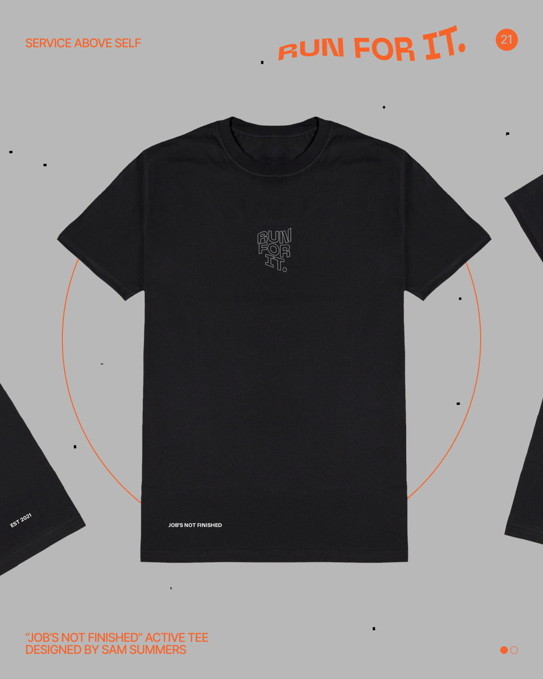 The “Job’s not finished” Active Tee