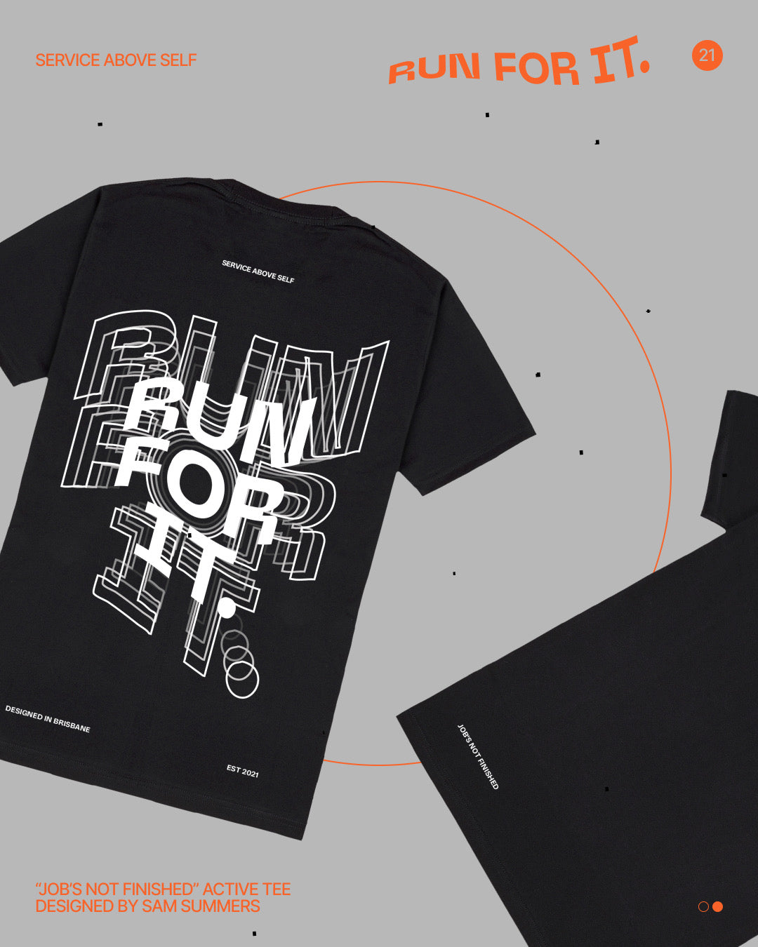 The “Job’s not finished” Active Tee